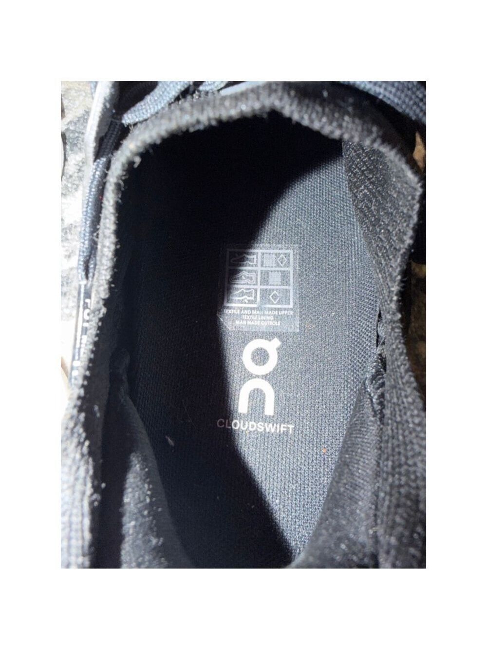 On Cloudswift Running Shoes - Black & White - Women’s Size 7 - EUC Worn Once - Picture 5 of 10